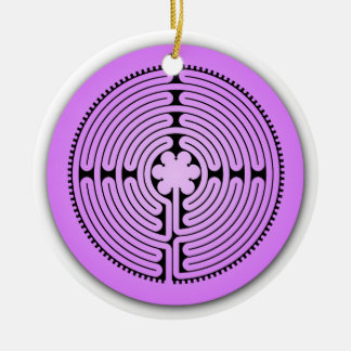 Chartres-Labyrinth-Verzierung Keramik Ornament