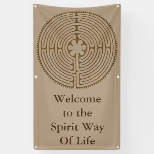 Chartres-Labyrinthantikenart + Ihre Ideen Banner