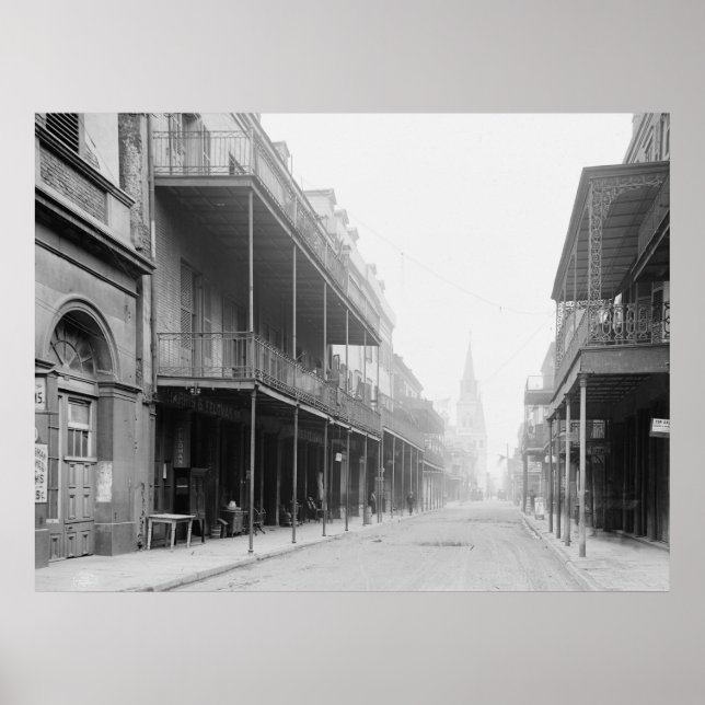 Chartres Street Poster (Vorne)