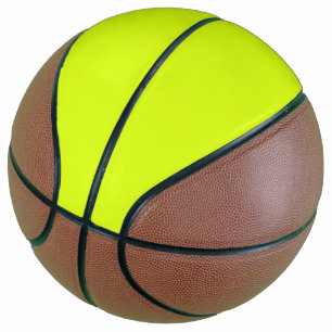 Chartreuse Gelb einfarbig Basketball