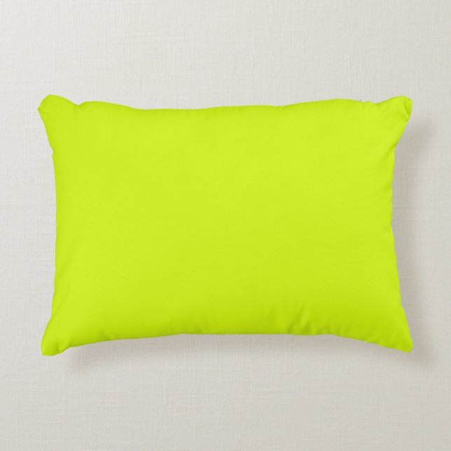  Chartreuse Gelb (feste Farbe)  Dekokissen (Vorderseite)