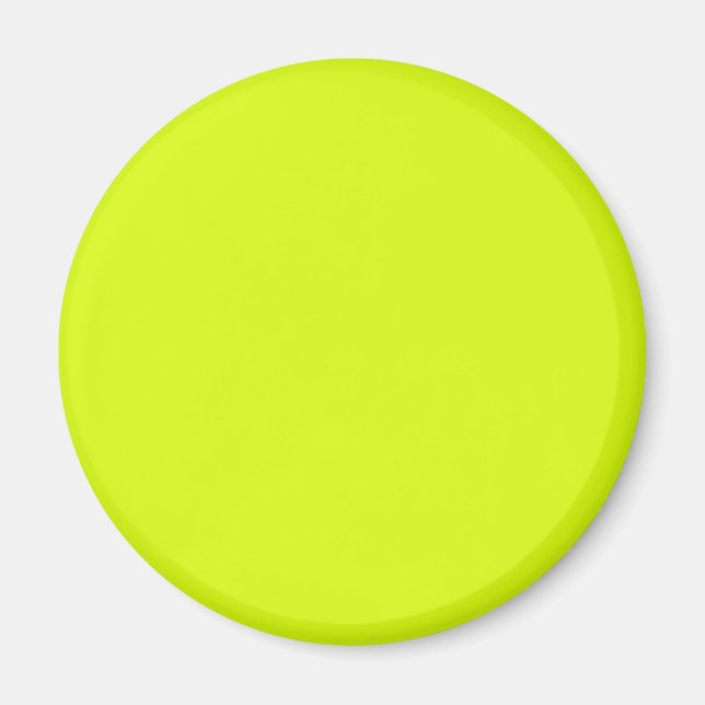 Chartreuse Gelb (feste Farbe) Magnet (Vorne)