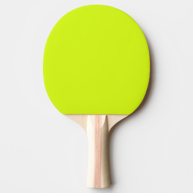 Chartreuse Gelb (feste Farbe)  Tischtennis Schläger (Vorderseite)