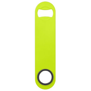 Chartreuse Gelb Volltonfarbe Speed Flaschenöffner