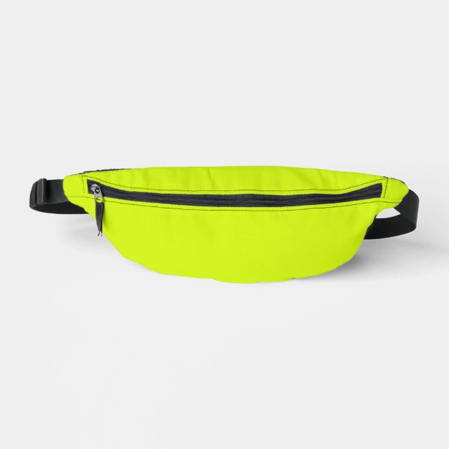 Chartreuse Gelbe Farbe Bauchtasche (Vorderseite)