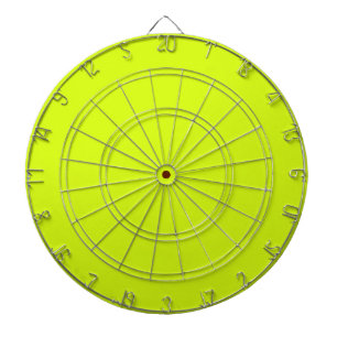 Chartreuse Gelbe Farbe Dartscheibe