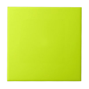 Chartreuse Gelbe Farbe Fliese