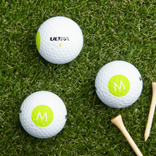Chartreuse Gelbe Farbe Golfball