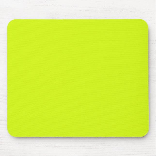 Chartreuse Gelbe Farbe Mousepad (Vorne)