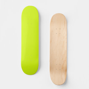 Chartreuse Gelbe Farbe Skateboard