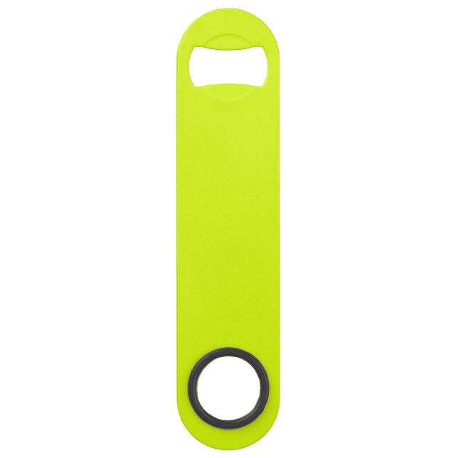 Chartreuse Gelbe Farbe Speed Flaschenöffner (Vorderseite)