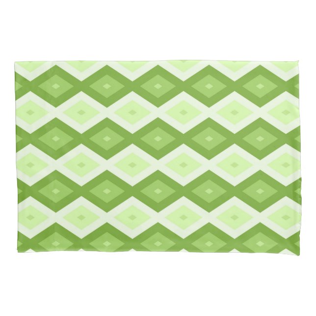 Chartreuse green diamond pattern kissenbezug (Vorderseite)