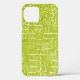 Chartreuse Grüne Imitat Krokodile Leder Case-Mate iPhone Hülle