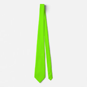 Chartreuse (Neon Green) 7FFF00 Farbe - Namensoptio Krawatte