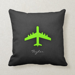 Chartreuse, Neon Green Flugzeug Kissen