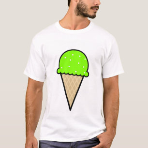 Chartreuse, Neon Green Ice Creme Cone T-Shirt