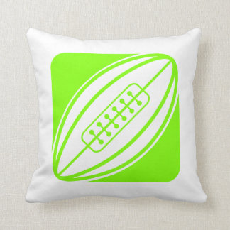 Chartreuse, Neon Green Rugby Kissen