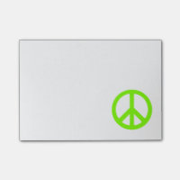 Chartreuse Peace Symbol