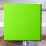 Chartreuse Solid Color | Classic | elegant Fliese<br><div class="desc">Chartreuse Solid Color | Classic | elegant | Trendy | Stilvoll | Geschenk</div>