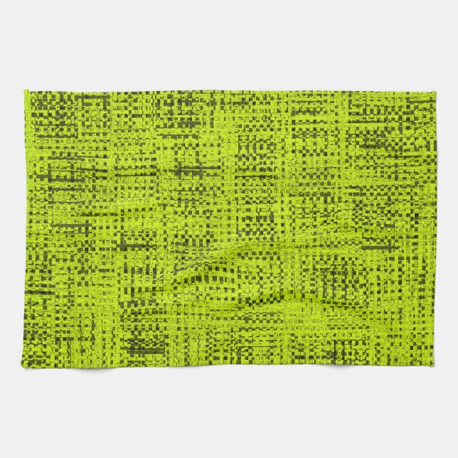 Chartreuse Tweed Geschirrtuch (Horizontal)