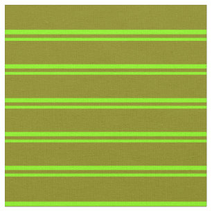 Chartreuse und grünes/gestreiftes Muster Stoff