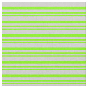 Chartreuse und hellgraues Muster Stoff