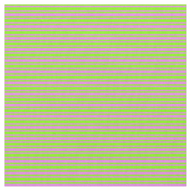 Chartreuse & Violet-Muster Stoff (Nahaufnahme)