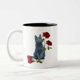 Chartreux Amid Rose (EU) Zweifarbige Tasse
