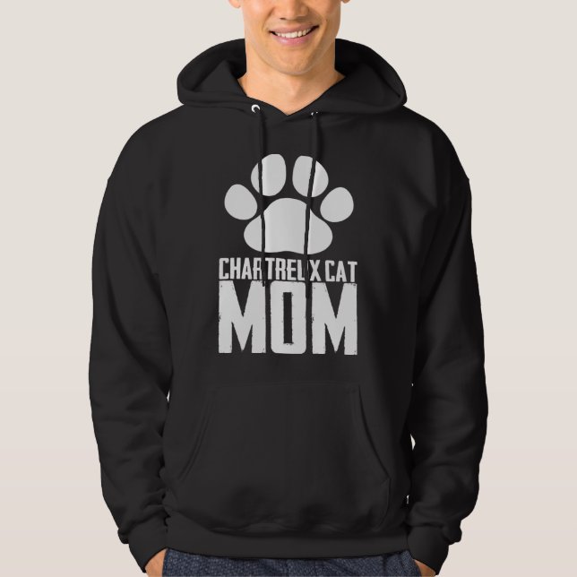 Chartreux cat  Chartreux  Chartreux kitten Hoodie (Vorderseite)