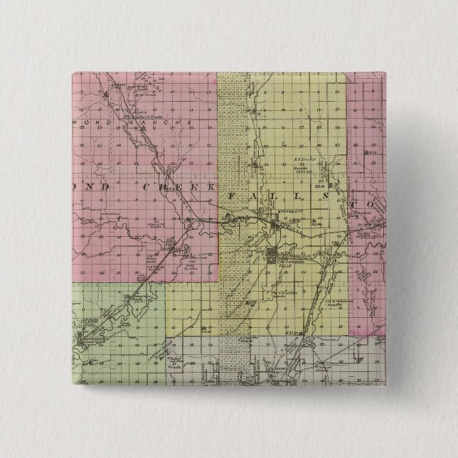 Chase Landkreis, Kansas Button (Vorderseite)