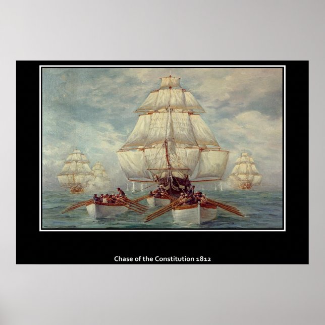 Chase of the Constitution 1813 Poster (Vorne)