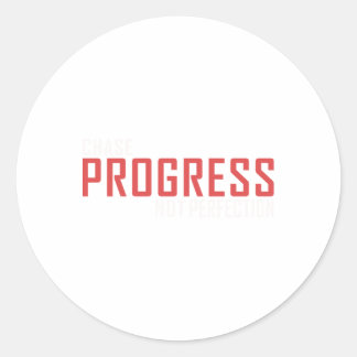 Chase Progress Not Perfect Aufkleber