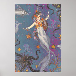 Chase Rainbows Swim mit Mermaids, Ride Unicorns Poster