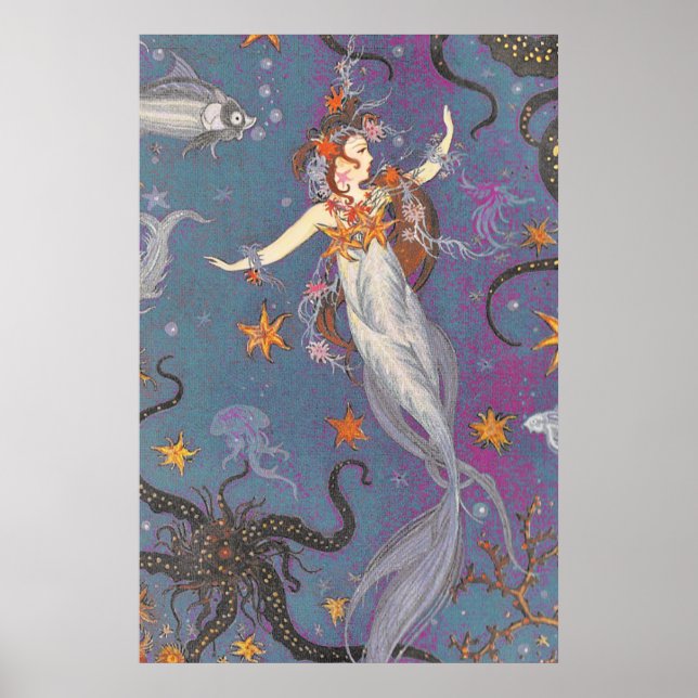 Chase Rainbows Swim mit Mermaids, Ride Unicorns Poster (Vorne)