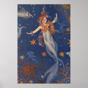 Chase Rainbows Swim mit Mermaids, Ride Unicorns Poster