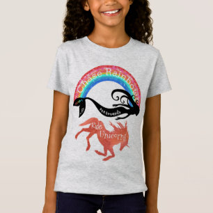 Chase Rainbows Swim mit Mermaids, Ride Unicorns T-Shirt