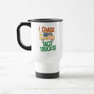 Chase Taco Trucks Lustiger Logo zur Mittagszeit Reisebecher