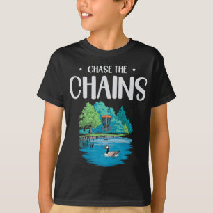 Chase The Chains Disc Golf Szenarien Natur T-Shirt