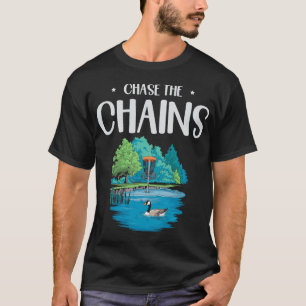 Chase The Chains Disc Golf Szenarien Natur T-Shirt