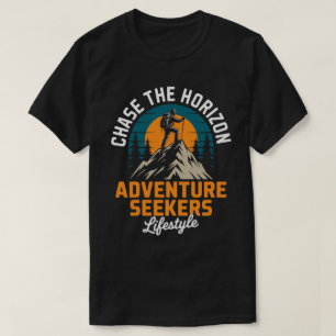 Chase the Horizon Vintage Outdoor-Abenteuer-T-Shir T-Shirt