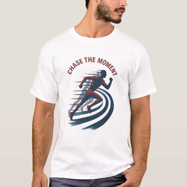 Chase The Moment Running Spiral T-Shirt (Vorderseite)