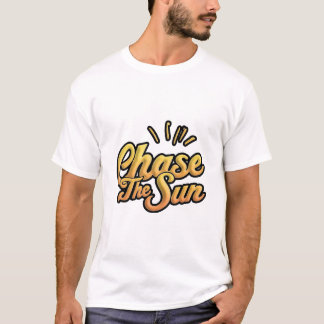 Chase the Sun - Retro Minimales Summer Adventure T T-Shirt