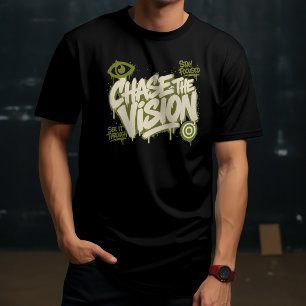 Chase The Vision Streetwear Graffiti Design T-Shirt