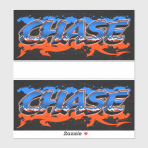 Chase Vorname Name Graffiti Aufkleber Sticker