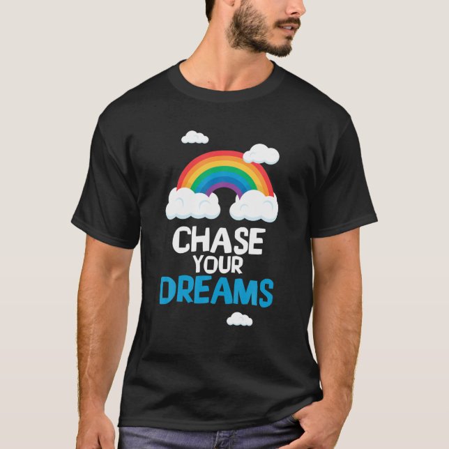 Chase Your Dreams St Patricks Day Happystpatricksd T-Shirt (Vorderseite)