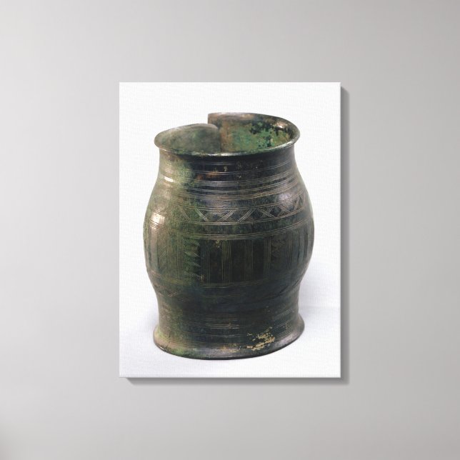 Chasenförmige Armband, Hallstatt Culture Leinwanddruck (Vorderseite)