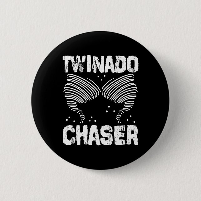 Chaser Funny Mama Vater Twin Parters Button (Vorderseite)