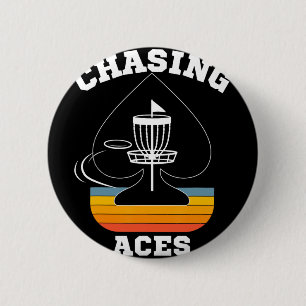 Chasing Aces Disc Golf Ziel Sportsbekleidung Männe Button