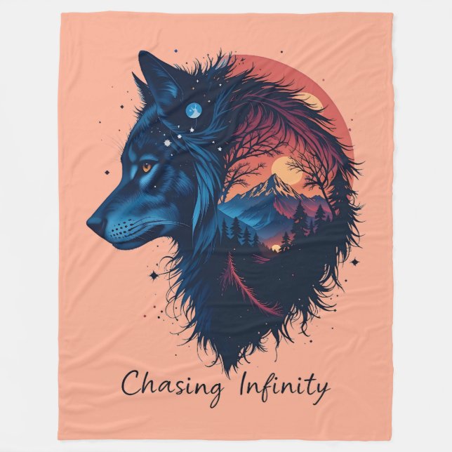 Chasing Infinity Fleecedecke (Vorderseite)