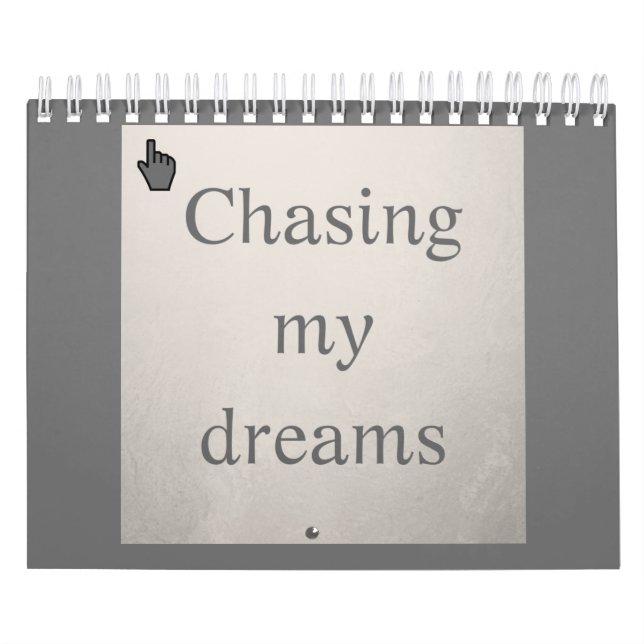 Chasing my dreams | Persiguiendo mis sueños Kalender (Titelbild)